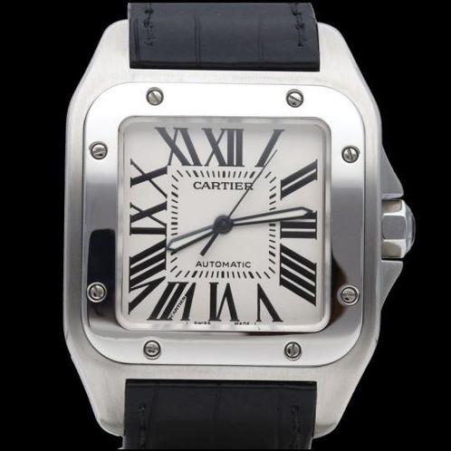 Cartier Santos 100 XL W20073X8 uit 2016, Handtassen en Accessoires, Horloges | Heren, Verzenden
