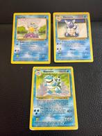 Pokémon - 3 Card - Blastoise, Squirtle, Wartortle 2/102,, Hobby & Loisirs créatifs, Jeux de cartes à collectionner | Pokémon