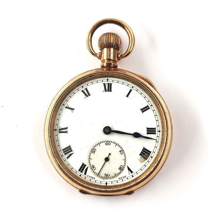 Unknown - Gold Plated Vintage Pocket Watch (50mm) - 618779 -, Handtassen en Accessoires, Horloges | Heren