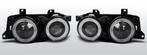 Koplampen Angel Eyes | BMW 5 Series E32/E34 1987-1995 | zwar, Auto-onderdelen, Verzenden, Nieuw, BMW