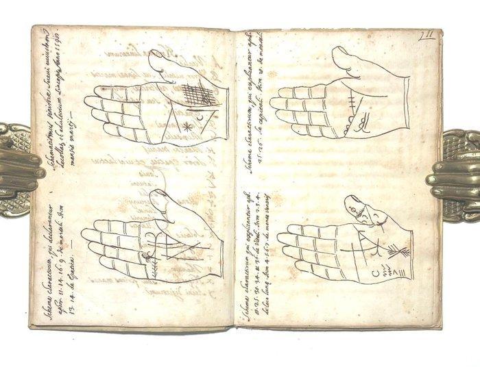 Manuscript Of Magic, Witchcraft And Palmistry - 1600, Antiek en Kunst, Antiek | Boeken en Manuscripten