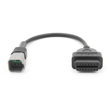 ATV 6-pins OBD – 16-pins OBD2 Verloopkabel Quad beschikbaar voor biedingen