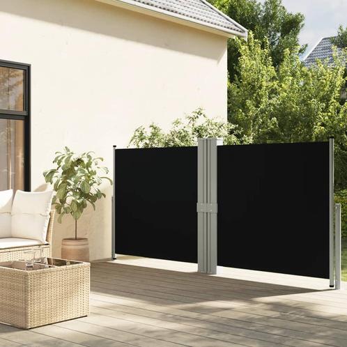 vidaXL Windscherm uittrekbaar 140x1200 cm zwart, Tuin en Terras, Parasols, Nieuw, Verzenden
