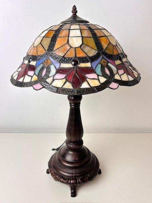 Tafellamp - Grote Tiffany stijl “Art Nouveau” lamp -, Antiek en Kunst, Curiosa en Brocante