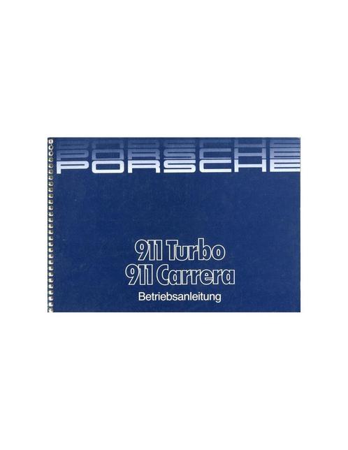 1986 PORSCHE 911 CARRERA & TURBO INSTRUCTIEBOEKJE DUITS, Autos : Divers, Modes d'emploi & Notices d'utilisation