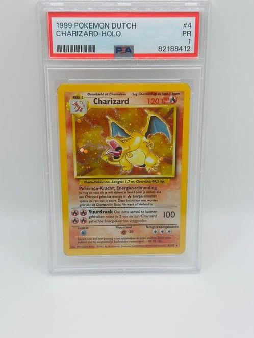 Pokémon - 1 Graded card - Blastoise, charizard base - PSA 1, Hobby en Vrije tijd, Verzamelkaartspellen | Pokémon