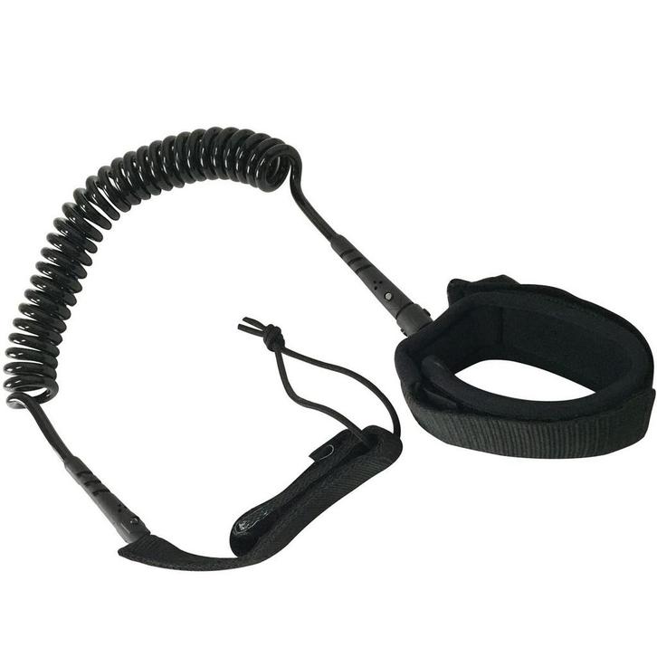 Sup Board Enkel Leash CoiLED Zwart, Watersport en Boten, Suppen, Nieuw, Ophalen of Verzenden