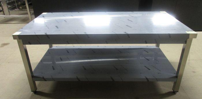 RVS Tafel, Werktafel B140 x D70 x H60cm, NIEUW, Zakelijke goederen, Horeca | Keukenapparatuur