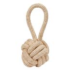 Balle et sa corde xl en jute et coton, 12x13cm - kerbl