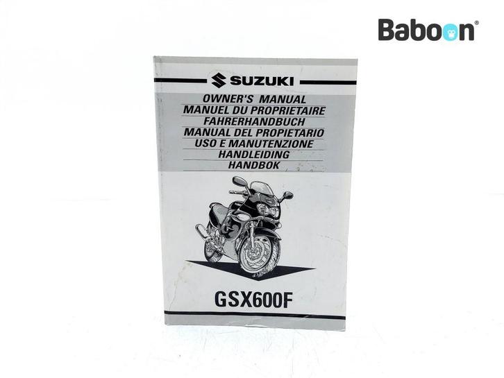 Livret dinstructions Suzuki GSX 600 F 1998-2005 (GSX600F, Motoren, Onderdelen | Suzuki, Verzenden