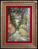 Alessandro Monsagrati (1884-1966) - Veduta di una strada a