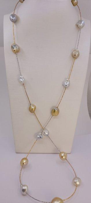 Halsketting - 18 karaat Geel goud, Witgoud, Roségoud -, Handtassen en Accessoires, Kettingen