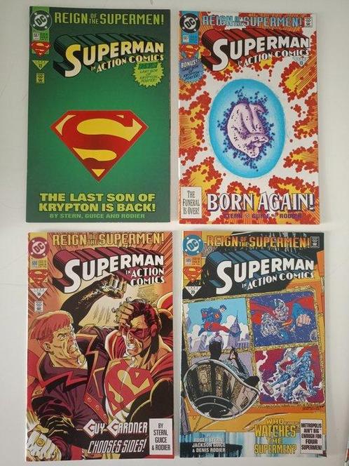Action Comics #687/695 - Reign of the Supermen! - 10 Comic -, Boeken, Strips | Comics