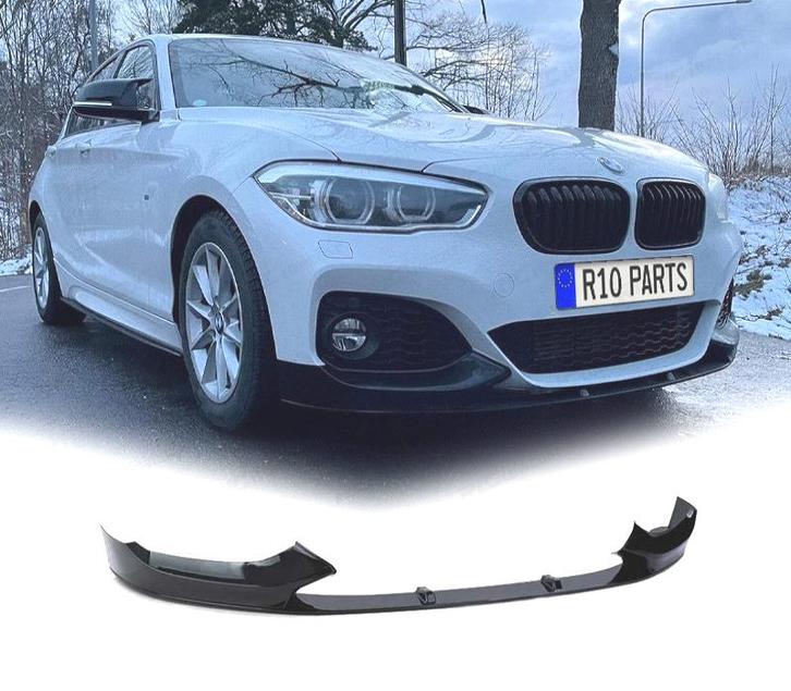 SPOILER LAME AVANT BMW F20 F21 LCI 15-19 NOIR BRILLANT LOOK, Auto-onderdelen, Carrosserie, Verzenden