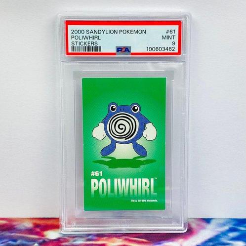 Pokémon Graded card - Poliwhirl #61 Sandylion Stickers -, Hobby en Vrije tijd, Verzamelkaartspellen | Pokémon