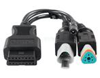 Jaltest 3+3 Pins J1939 - 16 Pins OBD2 Verloopkabel Bedrijfs-, Verzenden, Nieuw