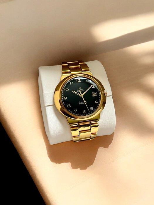 Omega - Genève Dynamic - Black Gilt Dial - Zonder, Handtassen en Accessoires, Horloges | Heren