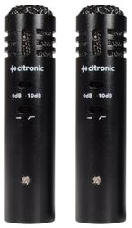 Citronic ECM20 Condensator Microfoon Stereo Paar, Musique & Instruments, Microphones