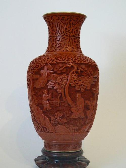 Vaas - vernis - China (Zonder Minimumprijs), Antiek en Kunst, Antiek | Overige Antiek