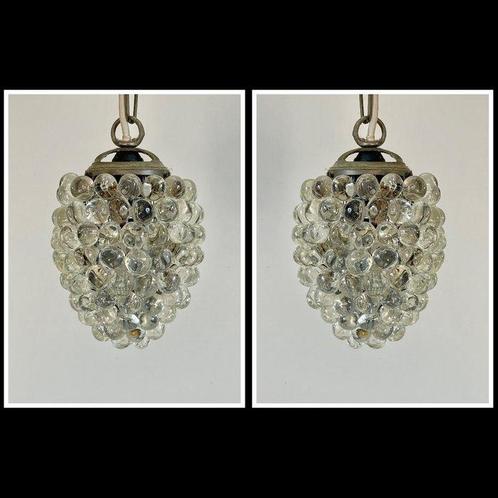 Venetiaanse Druiven Lampen - Lampe à suspendre (2) - Verre, Antiek en Kunst, Curiosa en Brocante