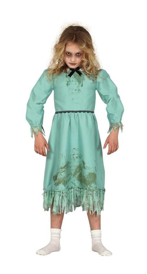 Geest Halloween Kostuum Meisje Groen, Hobby en Vrije tijd, Feestartikelen, Nieuw, Verzenden