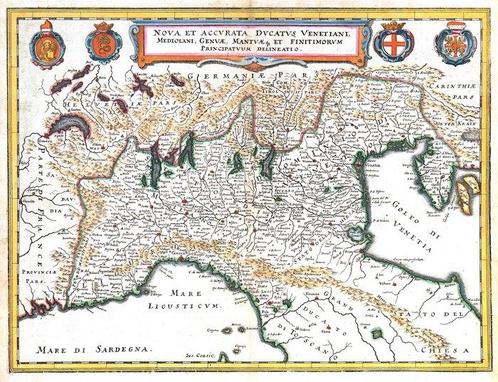 North Italy - Valle dAosta, Piëmont, Ligurië, Lombardije,, Boeken, Atlassen en Landkaarten