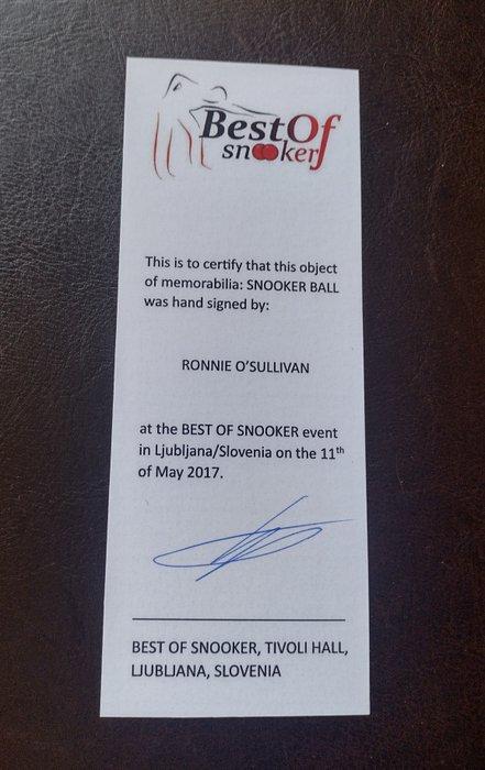 Snooker - Ronnie OSullivan - Snookerbal, Verzamelen, Overige Verzamelen