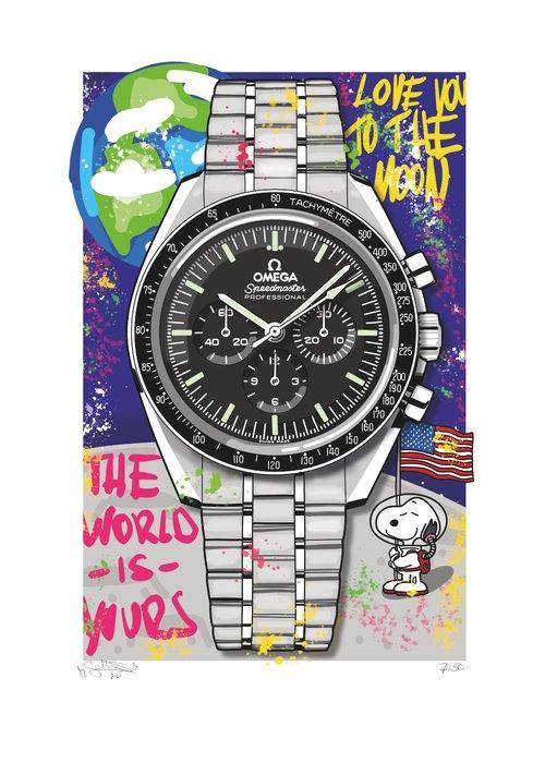 Louis Michel Krüger - SPEEDY FROM THE MOON (3D-Artwork), Antiek en Kunst, Kunst | Designobjecten