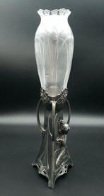 WMF - Vase  - Plaqué(e) argent, Verre - Art Nouveau, Antiek en Kunst