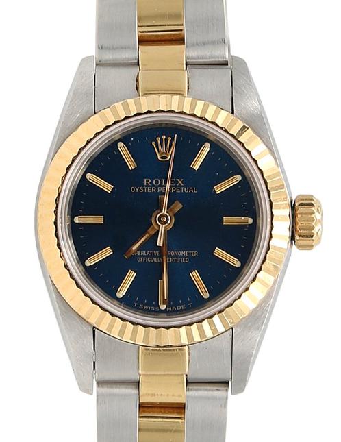 Rolex Oyster Perpetual Lady 26 67193 uit 1989, Handtassen en Accessoires, Horloges | Dames, Verzenden