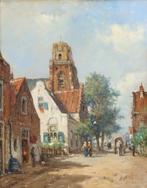 Ed Stoffels (1874-1951) - Dorpstraat in Ransdorp, Antiek en Kunst, Kunst | Schilderijen | Klassiek