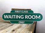 Spoorwegen - First Class - Waiting room - Assiette murale -, Nieuw