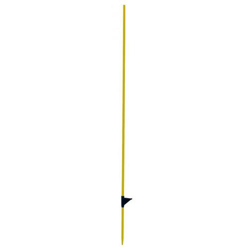 Piquet en fibre de verre rond avec bêche simple jaune 160cm, Dieren en Toebehoren, Stalling en Weidegang