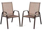 2 Stuks Patio Stoelen, Buiten Camping Stoelen met Ademende, Huis en Inrichting, Verzenden, Nieuw