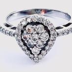 ZEN - 18 carats Or blanc - Bague - 0.54 ct - Diamants, Handtassen en Accessoires