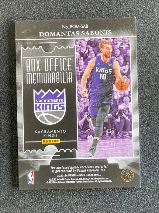 2023/24 Panini Noir Domantas Sabonis Memorabilia kaart,, Collections, Autocollants