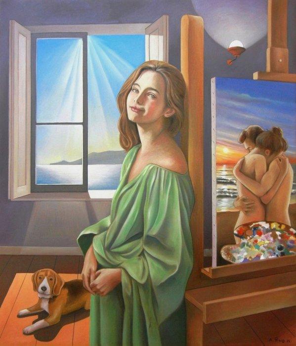 Antonio Pirozzi - Luce del mattino, Antiek en Kunst, Kunst | Designobjecten