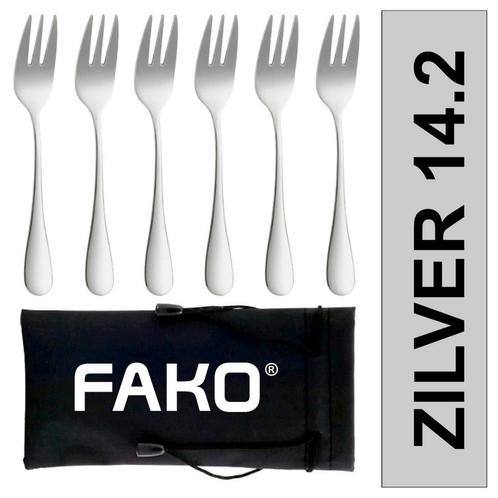 Fako Bijoux® - Gebaksvork / Dessertvork Classic - Vorkjes -, Maison & Meubles, Cuisine | Couverts, Envoi