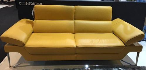 Confortime - Sofa - Kalfsleer - 3-plaatsen bank, Antiek en Kunst, Antiek | Meubels | Stoelen en Sofa's