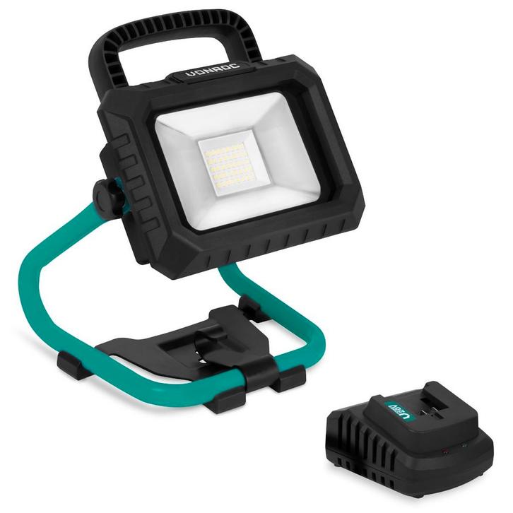Accu LED Bouwlamp 20V - 1800 lumen | Incl. 2.0Ah accu en, Doe-het-zelf en Bouw, Bouwverlichting, Nieuw, Verzenden