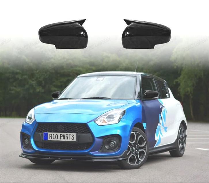COQUES RÉTROVISEURS SUZUKI SWIFT 17- NOIR BRILLANT, Auto-onderdelen, Carrosserie, Verzenden