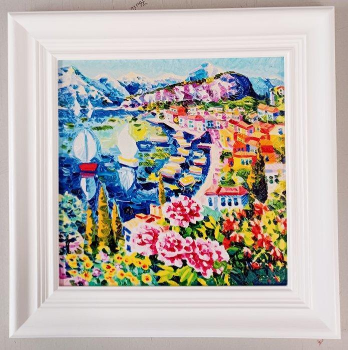 Athos Faccincani (1951) - Il vento leggero del lago, Antiek en Kunst, Antiek | Overige Antiek