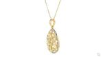 Halsketting - 14 karaat Geel goud - 4.44ct. tw. Geel Diamant, Nieuw