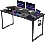 Bureau - Computerbureau - Computertafel - 160x60 cm - Zwart, Huis en Inrichting, Bureaus, Verzenden, Nieuw