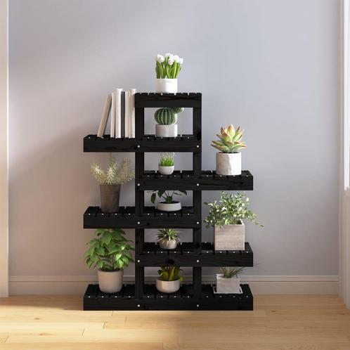 vidaXL Plantenstandaard 85x25x109,5 cm massief grenenhout, Tuin en Terras, Bloembakken en Plantenbakken, Nieuw, Verzenden