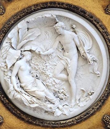 Edward William Wyon - Sculpture sur bloc/relief, Hermes and