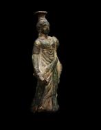 Romano-égyptien Bronze - Déesse Isis Fortuna à la corne, Verzamelen