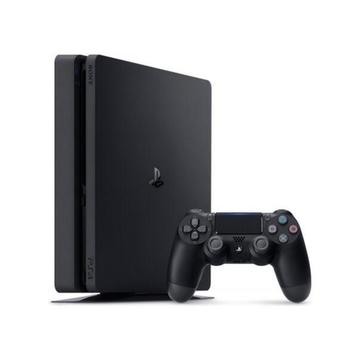 Playstation 4 Slim 500GB + V2 Controller (PS4 Spelcomputers), Ophalen of Verzenden