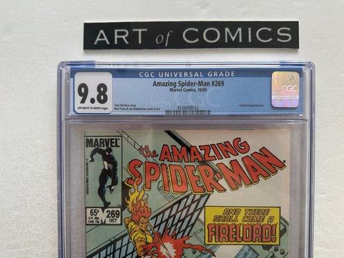 The Amazing Spider-Man #269 - CGC 9.8 - Firelord Appearance, Boeken, Strips | Comics