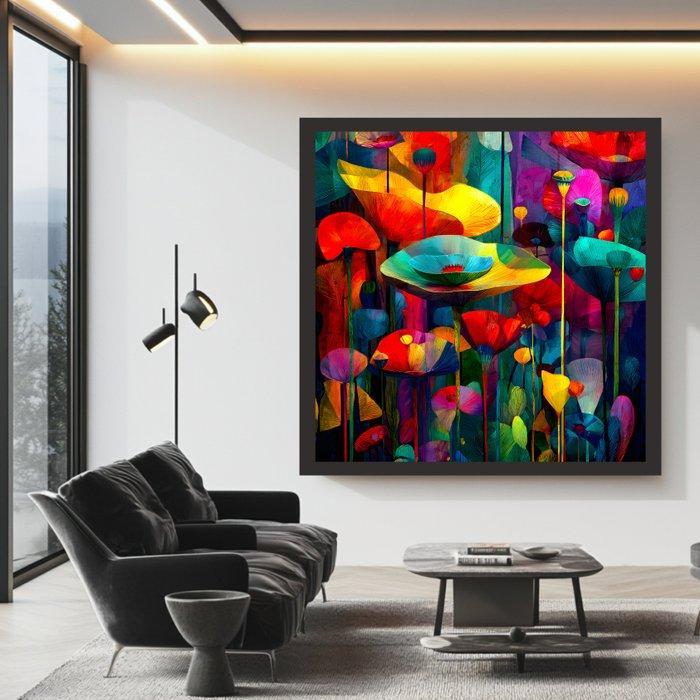 Marta Ellie (1985) - Midnight Bloomscape XXL, Antiquités & Art, Art | Objets design